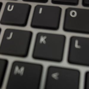 Sleek Black Keyboard for Laptops
